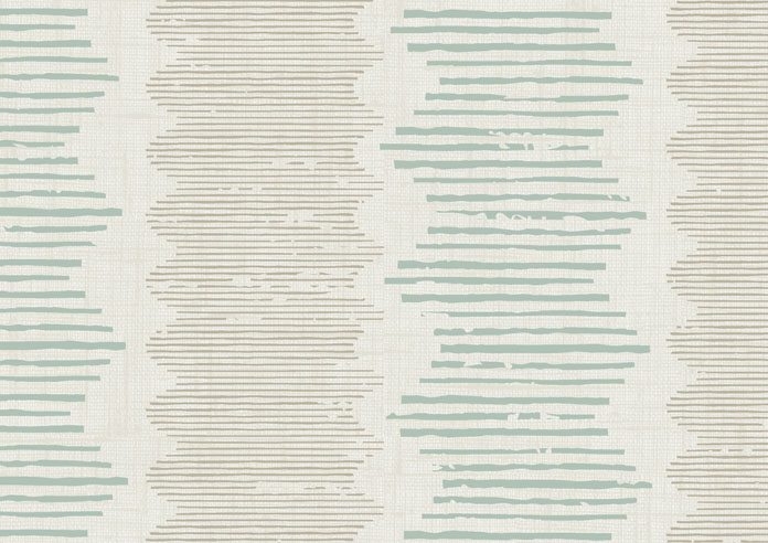 Zig Zag Stripe, Green Seaglass - Twist&Fit Roller Blind - Image 6